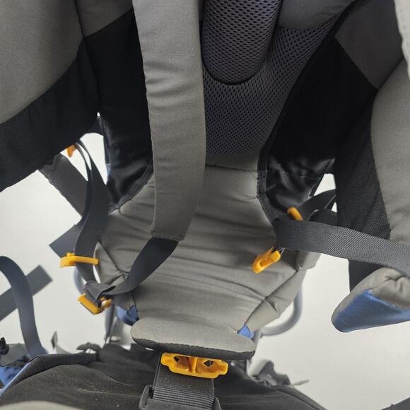 Deuter Kid Comfort II Child Carrier Hiking Backpack H2O Variflex VariQuick Blue - Picture 11 of 16